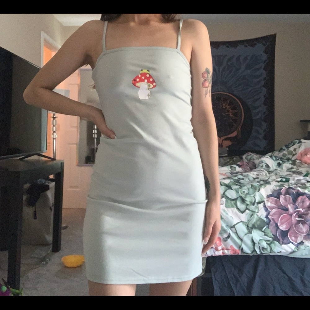 XS Mushroom frog dress